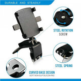 Car Mobile Phone Holder - Strong Grip Ball Head Car Mount Bracket Mobile Holder For All Type Of Car - Black