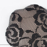 Lace Silicone Adhesive Nipple Cover For Women - Black - Shop N Save