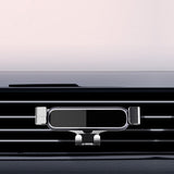 Air Vent Car Phone Holder - Strong Grip Air Outlets Ball Head Car Mount Bracket Mobile Holder For All Type Of Car- Black