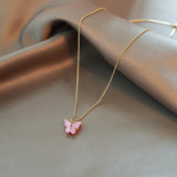 New Fashion Trending Cold Style Personalized Bow Sweet Geometry Necklace