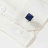 Men's Cufflinks Fashion Square Drop Oil Simple 4 Colors