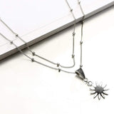 Y2K Long Chain Choker Necklace: Women's Collarbone Pendant Jewelry - Shop N Save