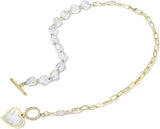 Light Luxury Love Pendant: High-End Pearl Necklace - Shop N Save