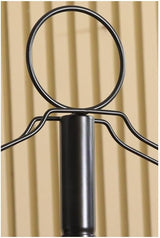 Collins - Metal Clothes Stand with Bakhoor Holder – Adjustable Dress Hanger with 3 Hooks, Durable Metal Construction, and Integrated Incense Burner Cup for Fragrance Infusion