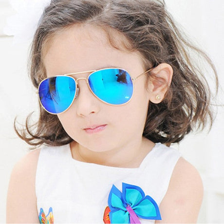 Childrens Fashion Sun Protection Sunglasses - Blue - Shop N Save