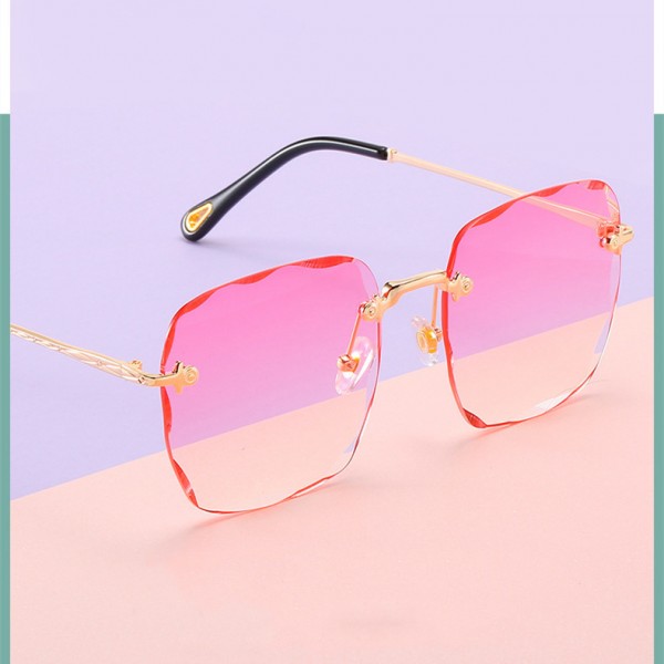 Girls Fashion Suqare Gradient Sunglasses - Light Purple - Shop N Save