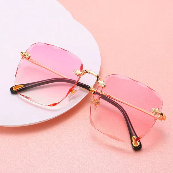 Girls Fashion Suqare Gradient Sunglasses - Pink - Shop N Save