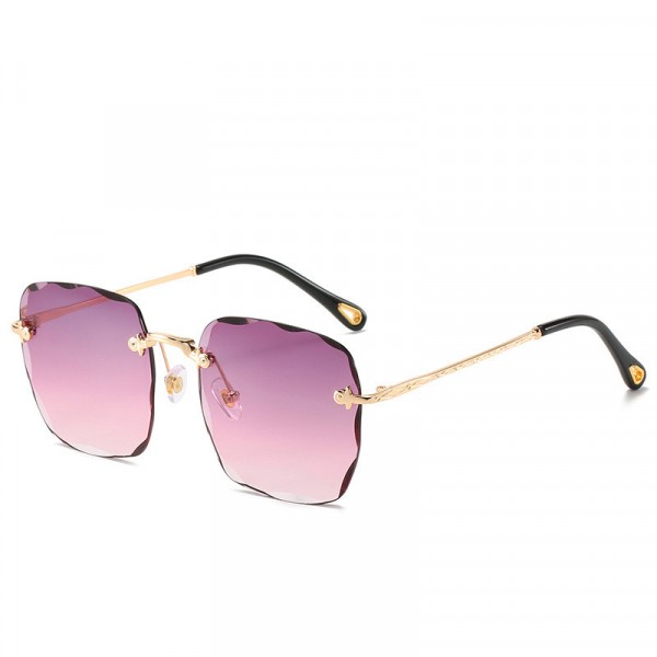 Girls Fashion Suqare Gradient Sunglasses - Light Purple - Shop N Save