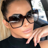 Ladies Fashion Gradient Sunglasses - Black - Shop N Save