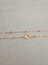Silver Bead Anklet Fashion Double-layer Beach Footwear