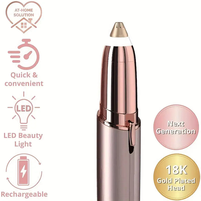 Rechargeable Eyebrow Trimmer - Precision Hair Removal for Women - Shop N Save