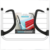 Foldable Clothes Towels Drying Rack Hanger - White