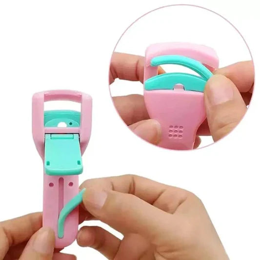 Women Makeup Tool Portable Eyelashes Curlers - Pink - Shop N Save