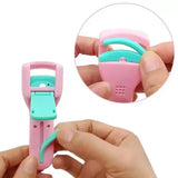 Women Makeup Tool Portable Eyelashes Curlers - Pink - Shop N Save