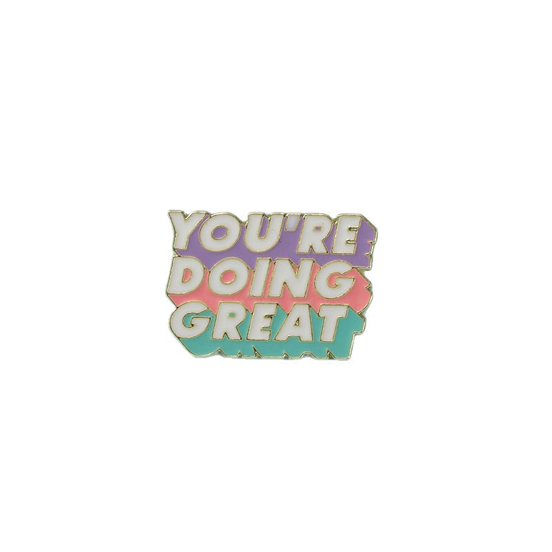 Bag Accessories Decorations Creative English Brooch