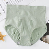 Women High Waisted Cotton Underwear - Pink