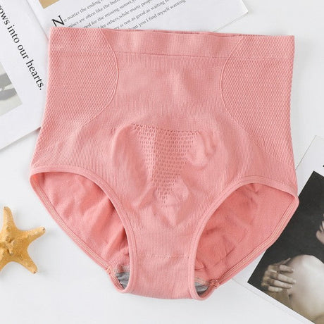 Women High Waisted Cotton Underwear - Skin
