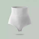 Women High Waisted Cotton Underwear - Gray