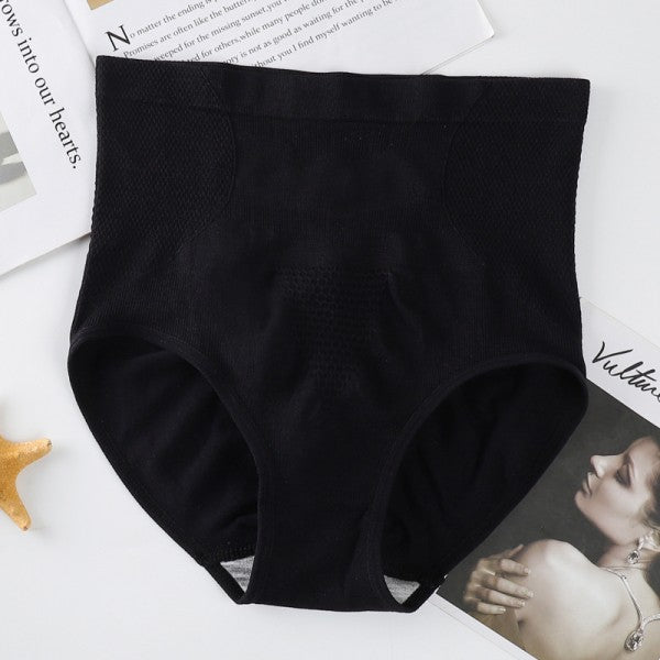 Women High Waisted Cotton Underwear - Green