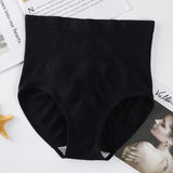 Women High Waisted Cotton Underwear - Green