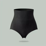 Women High Waisted Cotton Underwear - Gray