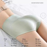 Women High Waisted Cotton Underwear - Skin