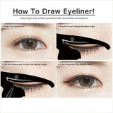 Cat Eyeliner Guides Easy Quick Makeup Tool - Black