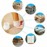 4 Pcs Chair Table Sofa Leg Rubber Feet Protector Floor Silicon Furniture Caps