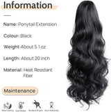 Claw Clip Ponytail Wig