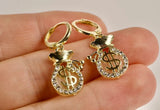 Dollar Sign Money Bag Earrings: Lucky Jewelry for Women &amp; Girls - Shop N Save