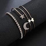 Crystal Multilayer Charm Bracelets - Latest Fashion for Women - Shop N Save