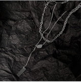 Jude Jewelers Stainless Collar: Double Chain, Bean Charm Necklace - Shop N Save