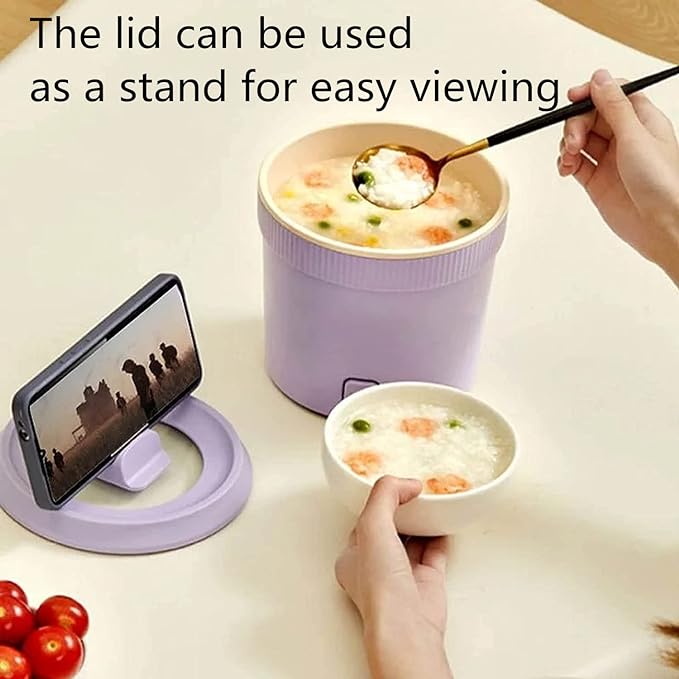 Small All-in-One Pot: 1.2L Electric Cooker, Portable, Non-Stick (1.2L) - Shop N Save