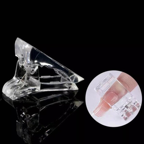 1 Piece Nail Crystal Anchor Clip - Transparent