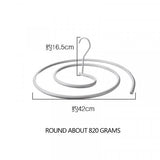 Stainless Steel Quilt Drying Rotating Heavy Duty Round Hanger