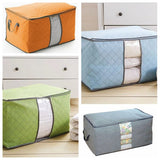 Nonwoven Clothes Finishing Quilt Storage Bag - Green