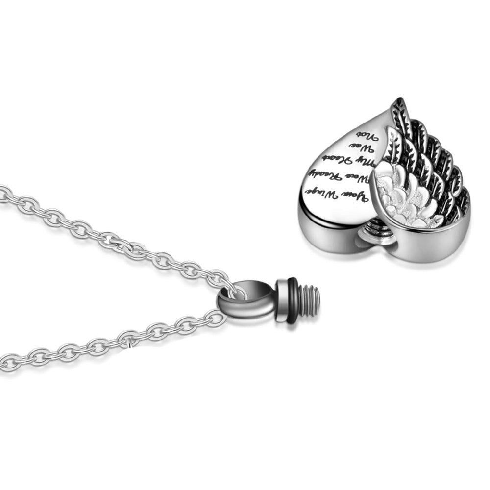 Stainless Steel Perfume Bottle Can Be Opened Pendant European And American Love Personality Ladies Pendant