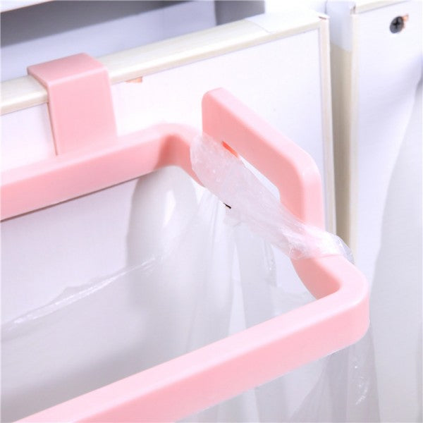 Multipurpose Creative Plastic Kitchen Cabinet Garbage Bag Shelf
