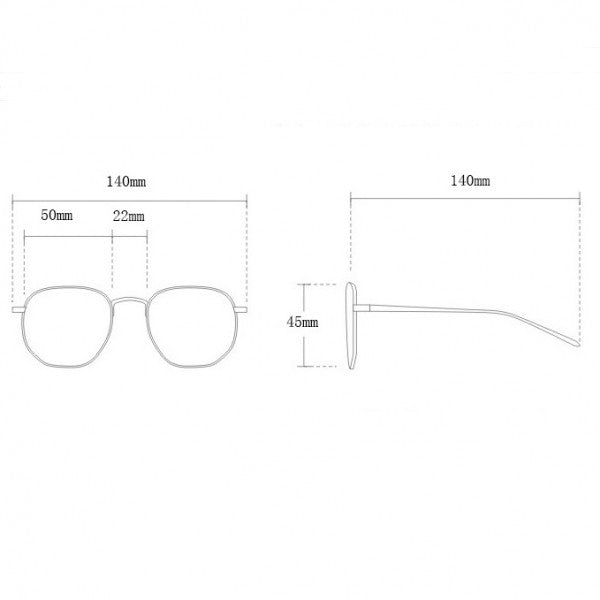 New Design Irregular Frame Retro Sunglasses - Brown