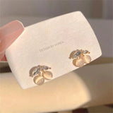Luxurious Opals Studs: Shiny Gold Earrings, 2023 Trend Wholesale - Shop N Save