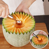 High Quality Stainless Steel Fruit Scoop - Silver