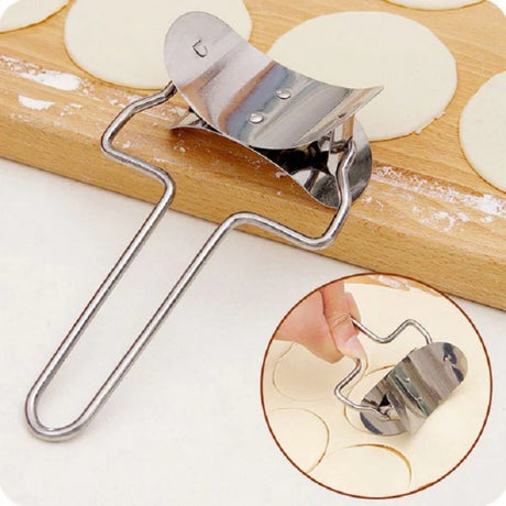 Stainless Steel Quick Dumpling Maker Cutter - Silver - Shop N Save