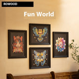World Shaped Puzzle Photo Frame