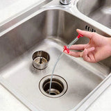 Bendable Grabber Sewer Sink Cleaner Hook - Silver - Shop N Save