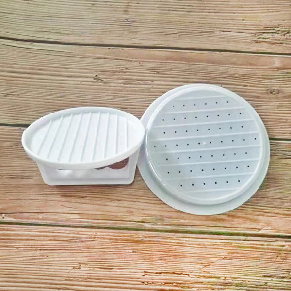 Round Shape Hamburger Meat Patty DIY Mold - White - Shop N Save