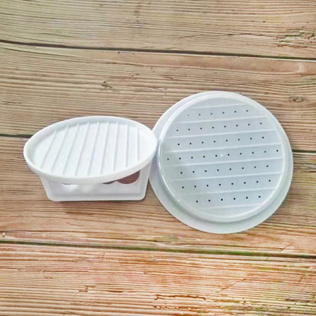Round Shape Hamburger Meat Patty DIY Mold - White - Shop N Save