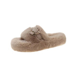 Fluffy Slippers Women's Flat Slippers