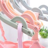 Creative Multifunction Clothes Hanger Portable Durable Folding - Blue