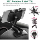 Car Mobile Phone Holder - Strong Grip Ball Head Car Mount Bracket Mobile Holder For All Type Of Car - Black