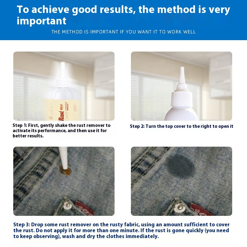 Clothing Rust Remover And Cleaning Agent